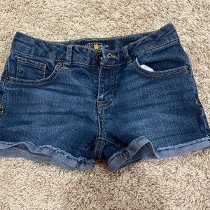 Lucky Brand Dark Blue Denim Jean Shorts